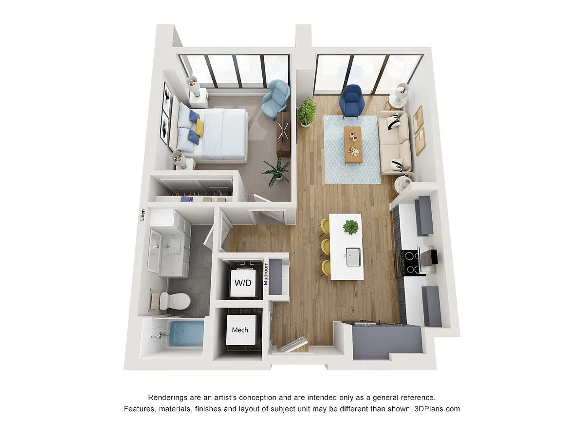 Floor plan A1c