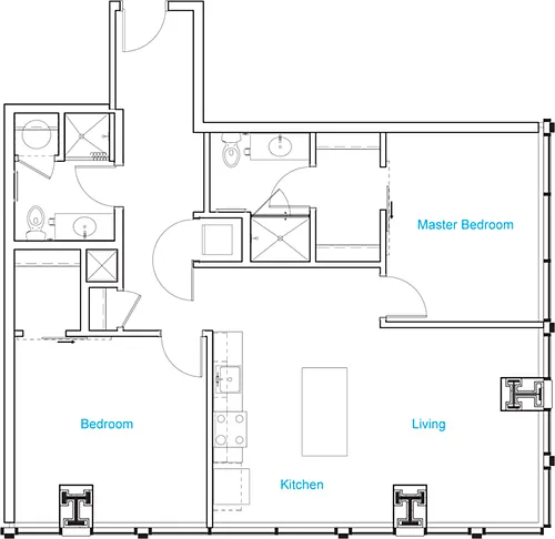 Floor plan B3