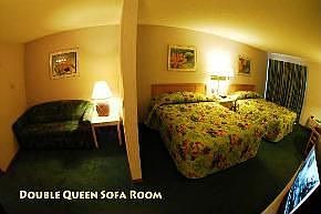 Double Queen Sofa Room