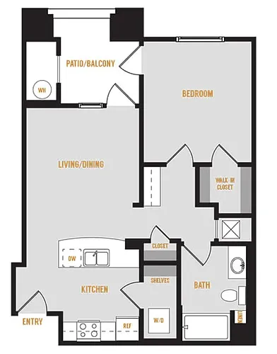 Floor plan R03 1X1