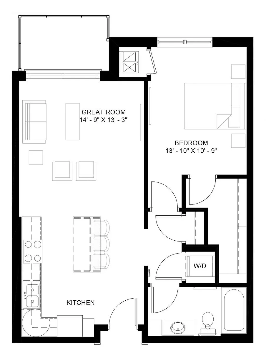 Floor plan The Blackburn (B10)