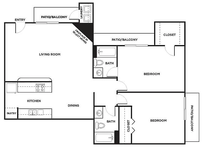 Floor plan B3