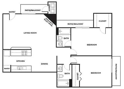Floor plan B3