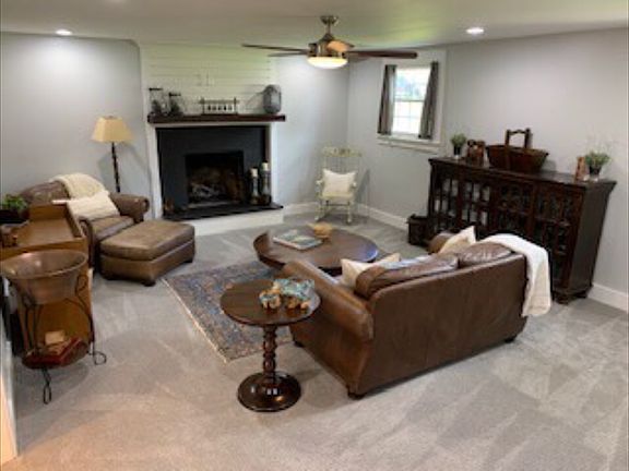 Den in lower level