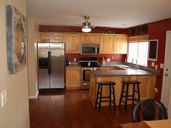 Custom Hickory cabinets
