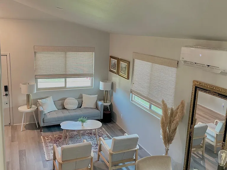 Overview of Living and Dining rooms.