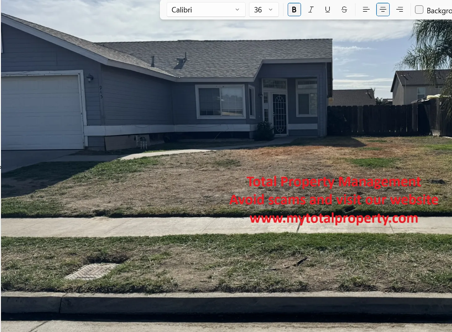 945 N. la Dawna 3 Bedroom 2 Bathroom Home Tulare — Photo 1