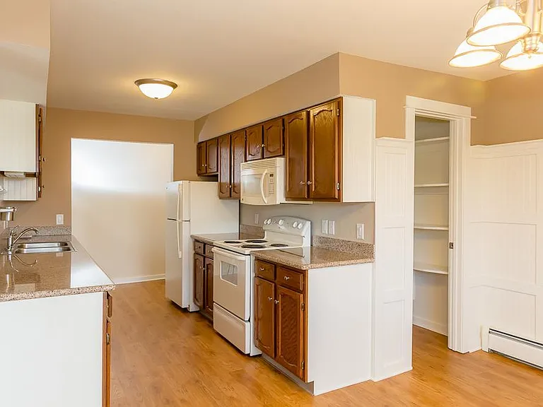 Rear yard units on 2nd and 3rd floor have walk in pantry