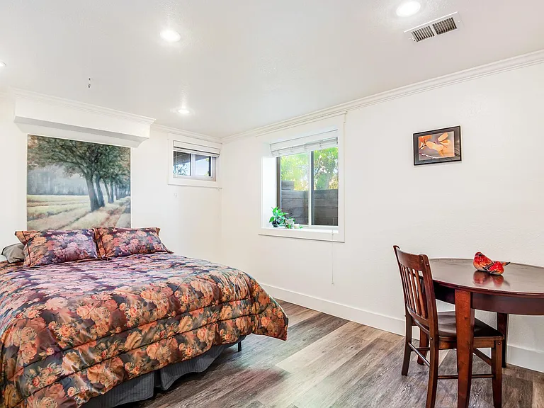 Lower level bedroom.