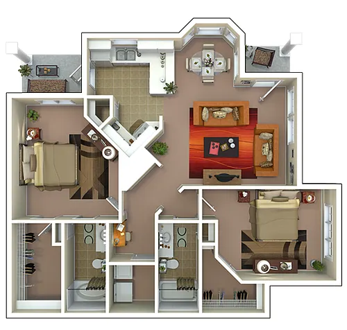 Floor plan B3