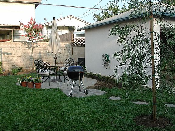 Patio & yard