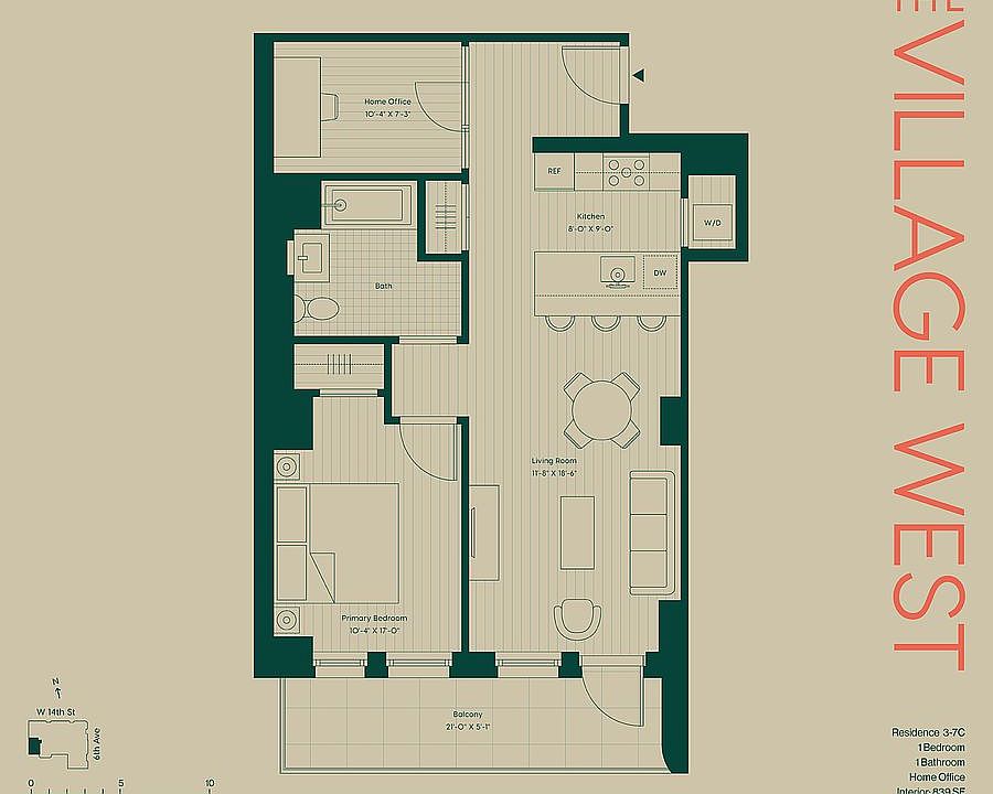 2nd image of 525 6th Ave #7C