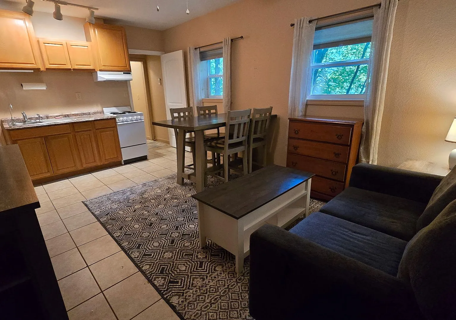 1 Bedroom 1 Bathroom furnished basement apartment — Photo 1