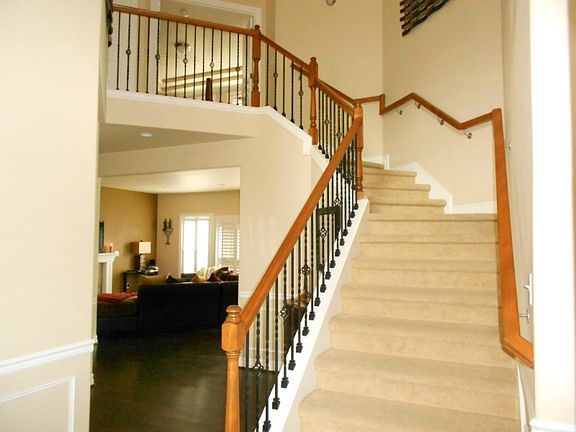 Beautiful rod iron railing
