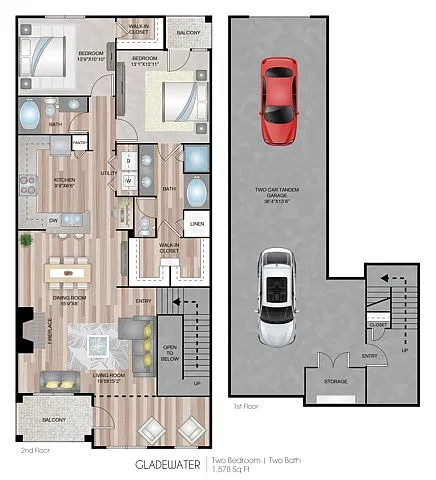 Floor plan Gladewater