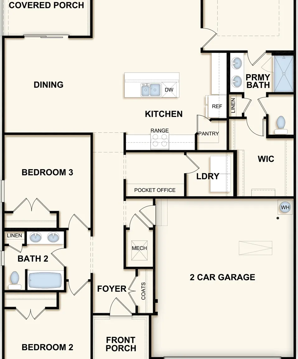 3 bed, 2.0 bath, 1700 sqft, $2,080 — Photo 2
