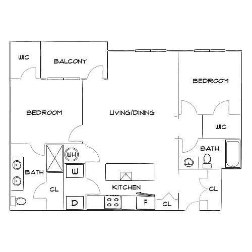 Floor plan Design 2B