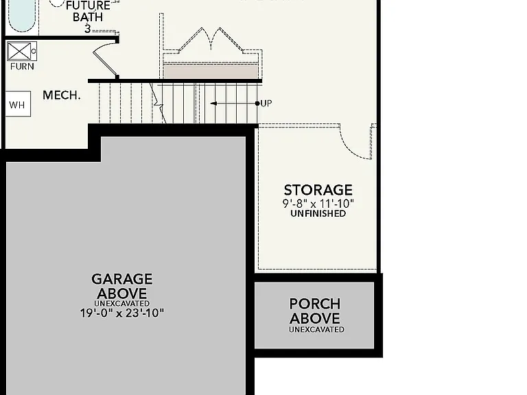 Ohana Homes JR01 - Floor Plan Basement