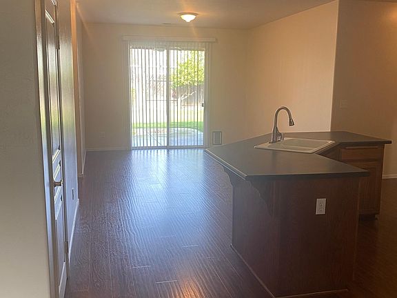 Family room open to the kitchen