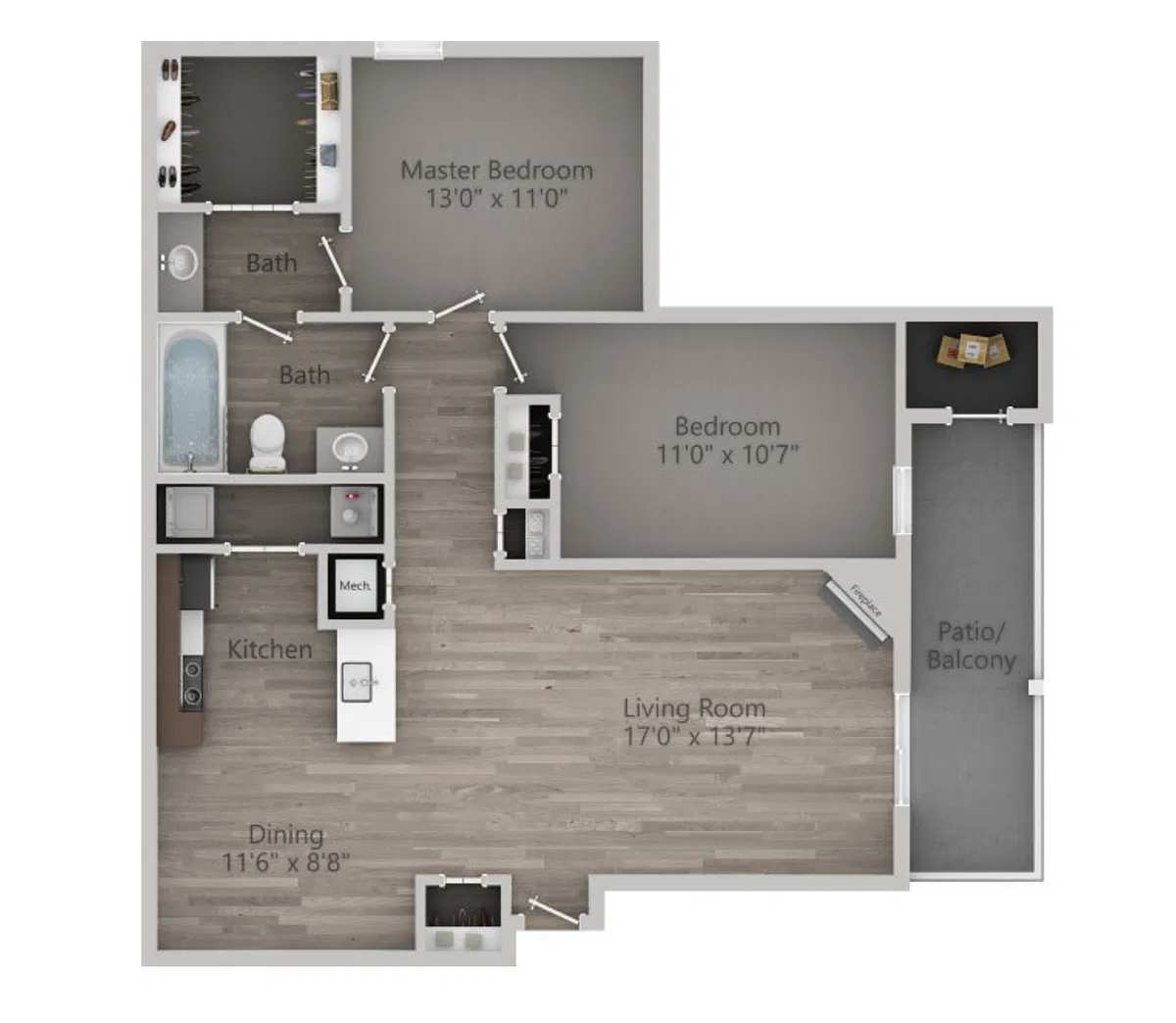 Floor plan Dover