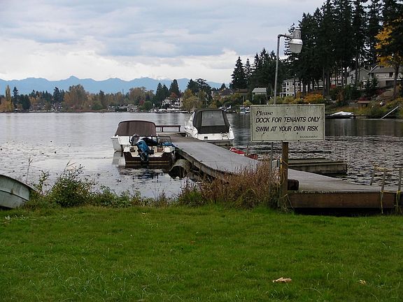 neighborhood shared dock