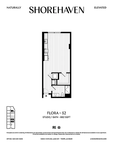 Floor plan Flora - S2