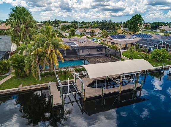 Boat lifts (2) and dock