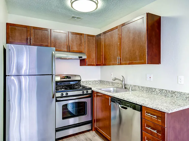 Our Apartment Kitchen at Off Broadway Flats in Englewood Colorado