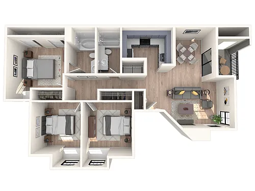 Floor plan 3x2 | Shore | New TA Reno