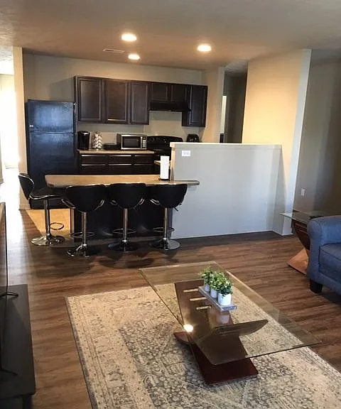 Living room and Bar area