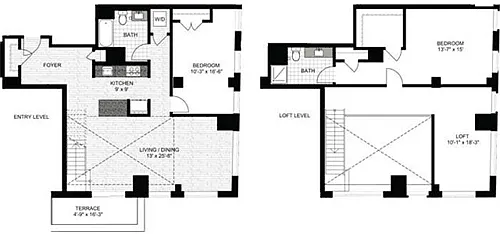 Floor plan 2 Bedrooms DD