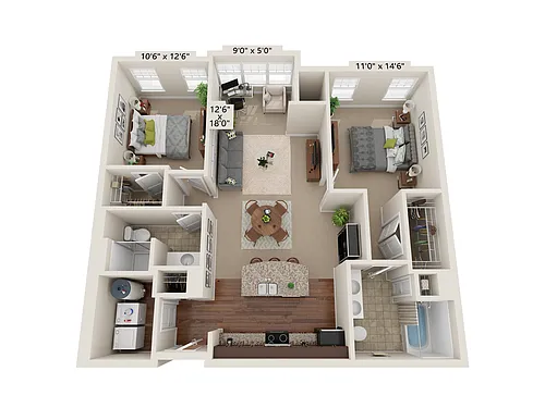 Floor plan Cladium