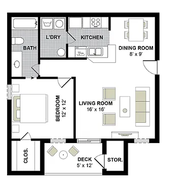 Floor plan Monticello-Deluxe