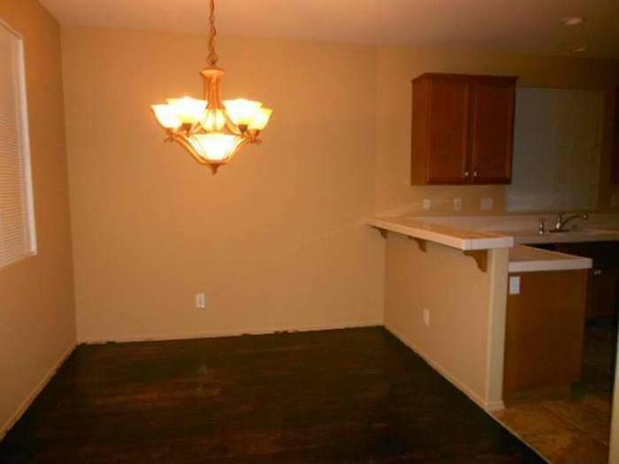 Dining room and kitchen