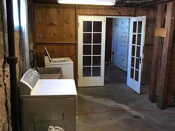 basement room and wash