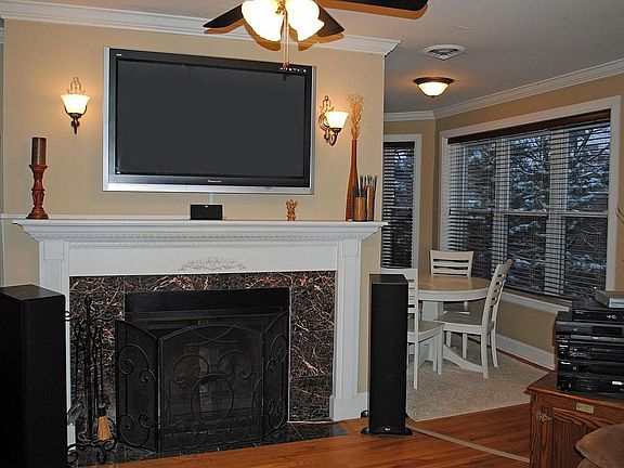 Wood Burning Fireplace