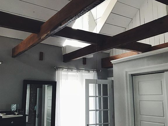 Master suite with vaulted ceilings and access to 3rd floor (