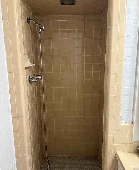 shower in bathroom