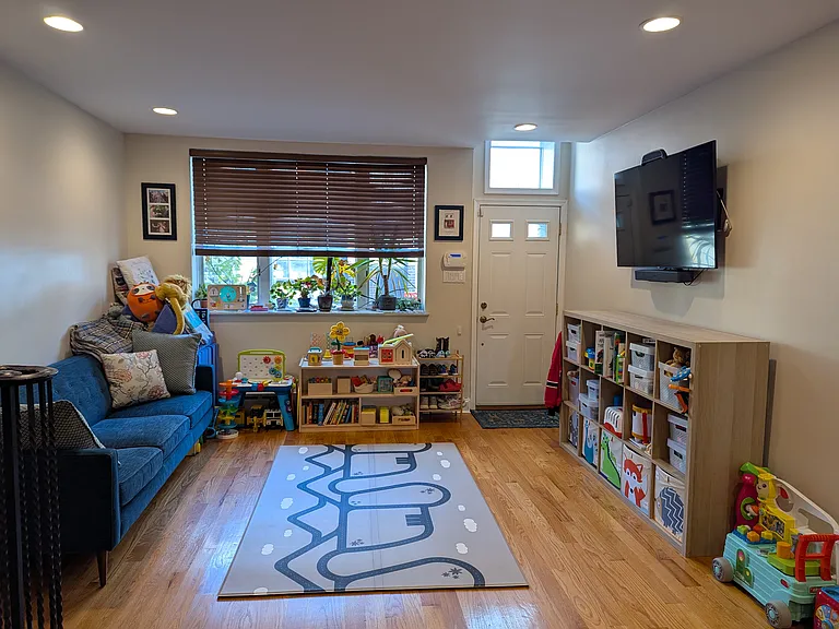Living room from dining area.