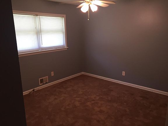 bedroom with new carpet