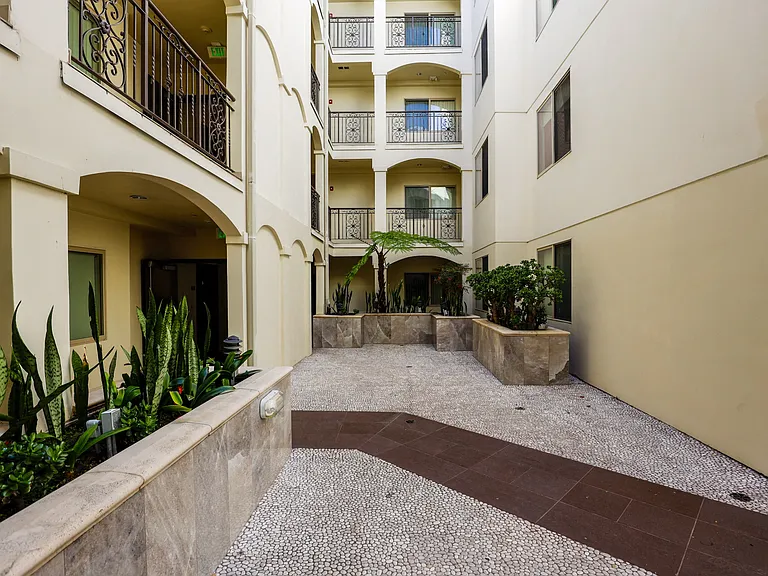 Interior Courtyard Of Amherst Rochester