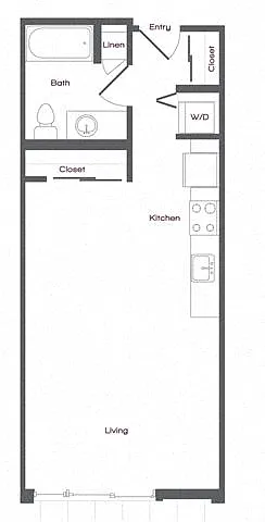 Floor plan Studio