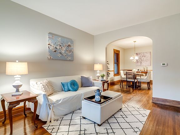 Tasteful formal living room