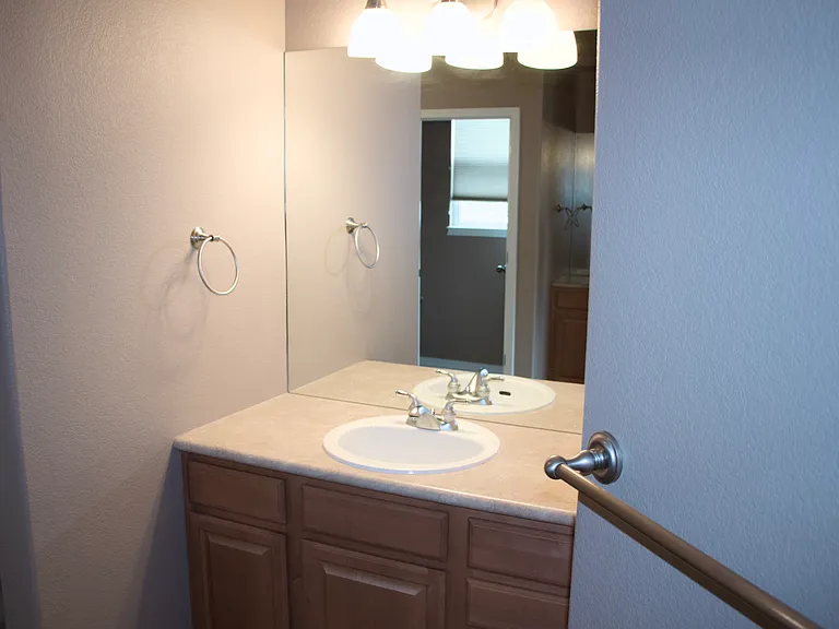 His & Hers Sinks in Master
