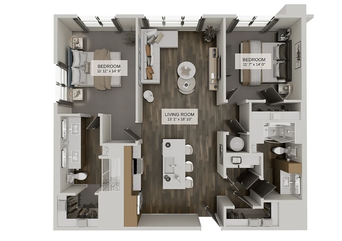 Floor plan The Crossroads Executive (B1F)