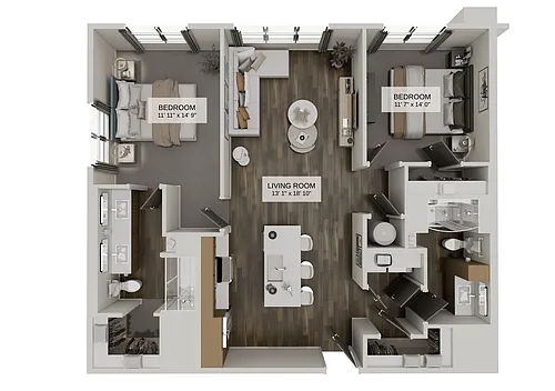 Floor plan The Crossroads Executive (B1F)