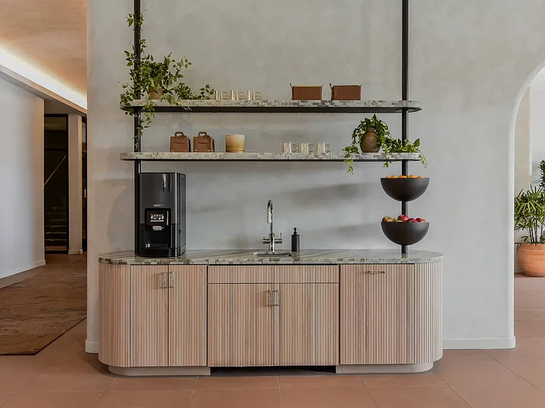 Coffee Bar at The Hallon II apartments in Hopkins, MN