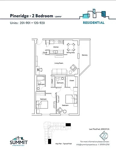 Floor plan 2A - 201
