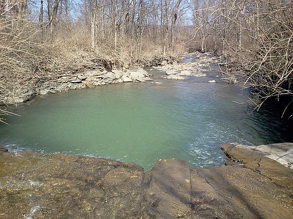 Swimming hole in creek