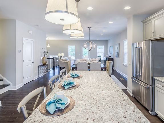 Open Kitchen, Dining Great Room Layout differs slightly